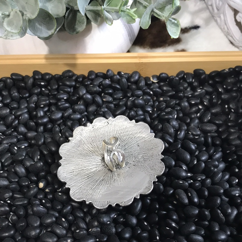 Extra Large White Turquoise Adjustable Double Ban… - image 2